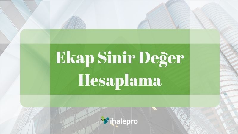 Ekap Sinir Değer Hesaplama